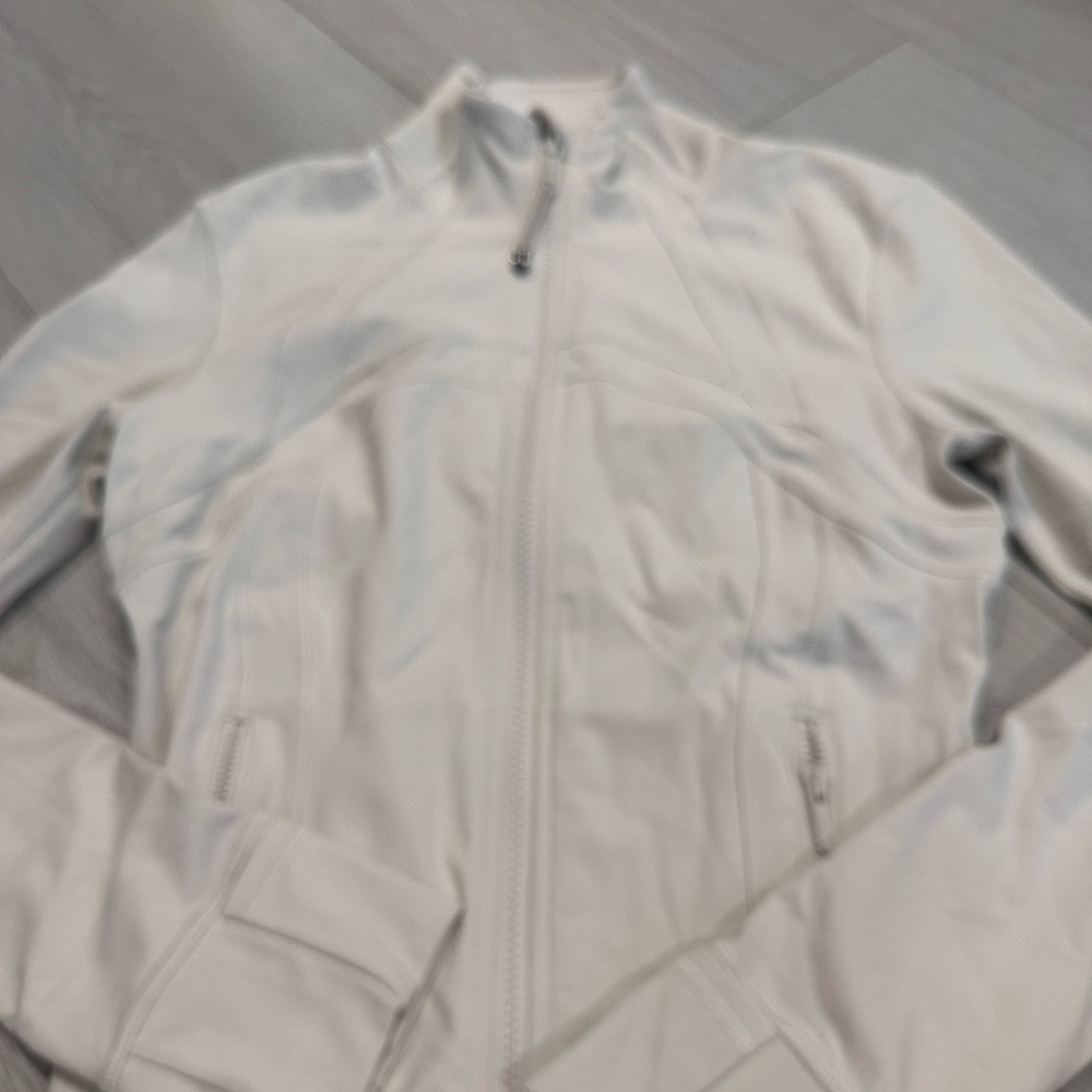 Lululemon Define Jacket Cropped Bone Like New